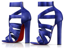 Garbaggio // Teya Sandals - Blue