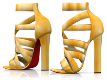 Garbaggio // Teya Sandals - Yellow