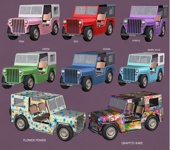 Serenity Style- Alex 4x4 Car RED