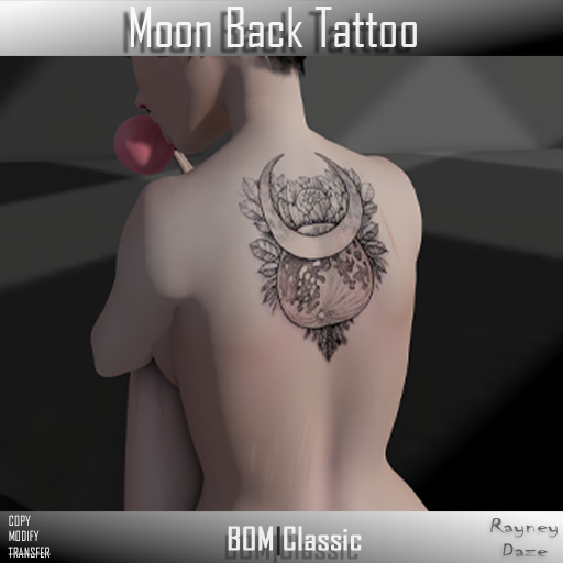 [RD] Moon Back Tattoo