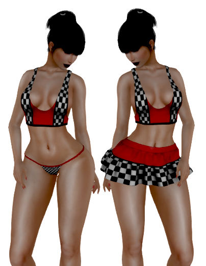 Kaline Racetrack Red outfit