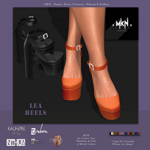 . MKN . Lea Heels  