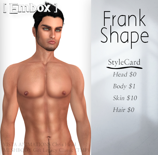 [ Embox ] // Frank Shape - VISTA CHRIS FREE