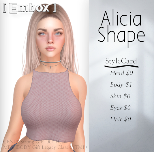 [ Embox ] // Alicia Shape - GENUS STRONG GIFT001