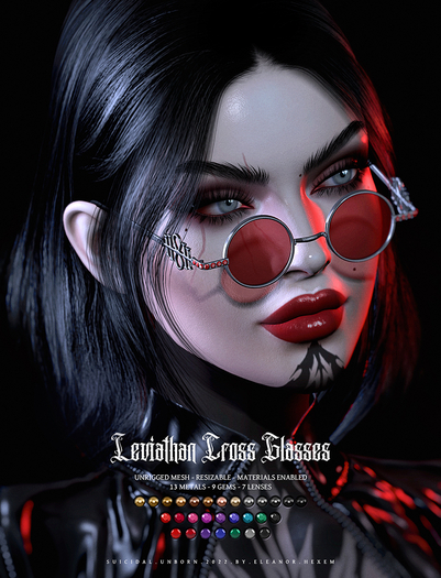 -SU!- Leviathan Cross Glasses
