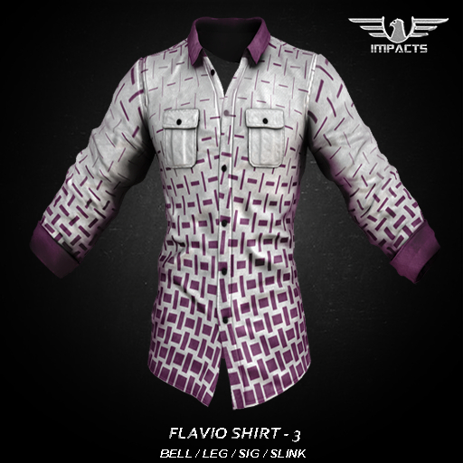 IMPACTS- FLAVIO Shirt 3 BEL/LEG/SIG/SLINK