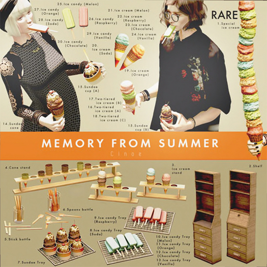 22.[Cinoe] Memory from summer - Ice cream (Raspberry)