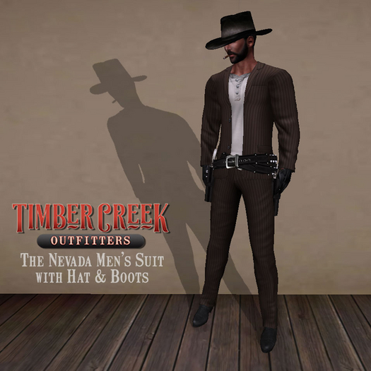 [Timber Creek] Nevada Men's Casual Suit-Brown