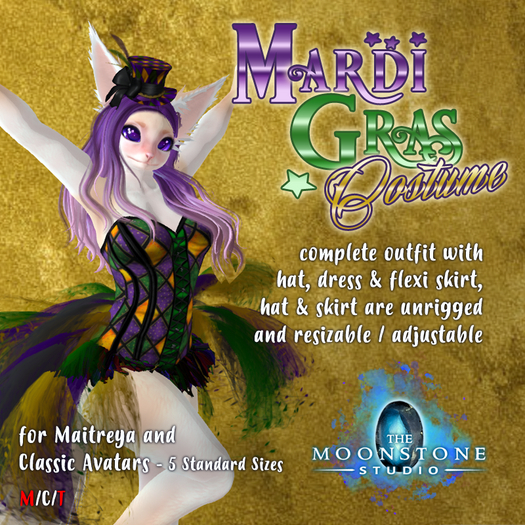 {:: TMS ::} Mardi Gras Costume :: Maitreya & Classic [BOX]