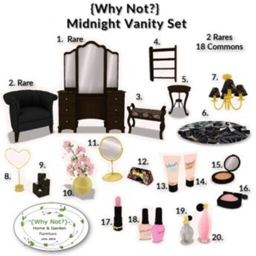 1.{Why Not?} Midnight Vanity RARE