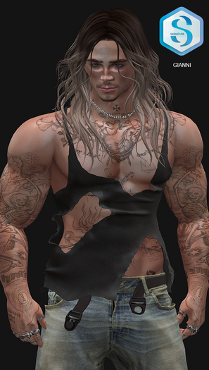Shredded Tank Top - GIANNI