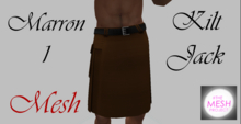 KILT JACK - Marron1 - K.1.21 - TMP - MESH