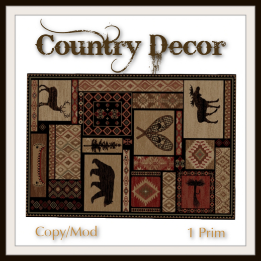 = Country Decor = Country Rug #01