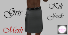 KILT JACK - Gris - K.1.21 - TMP - MESH