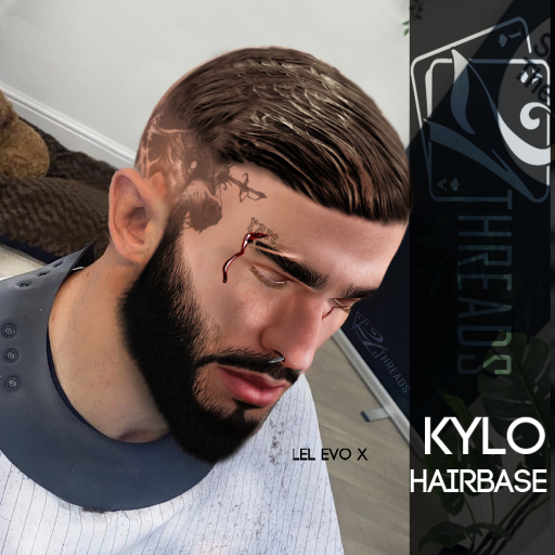 [21] Kylo Charcoal  Hairbase Lel Evo X