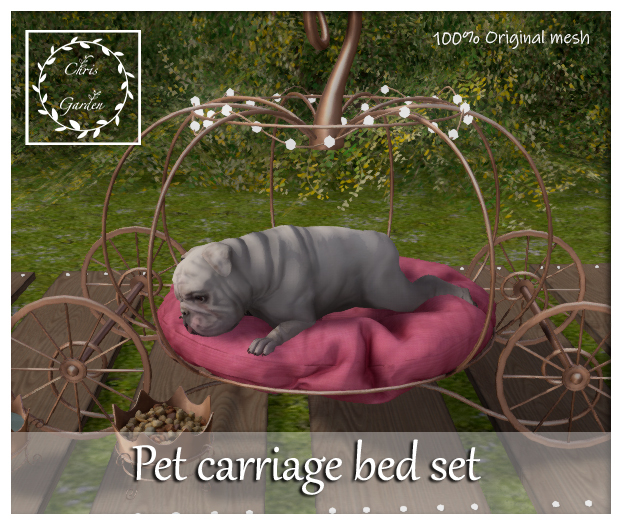C*Pet carriage bed set