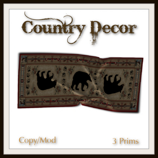 = Country Decor = Country Rug #03