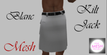 KILT JACK - Blanc - K.1.21 - TMP - MESH