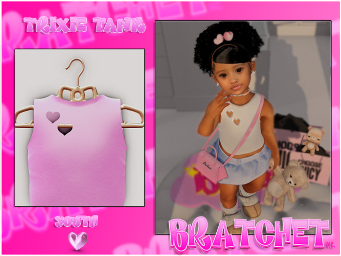 {BRATCHET}Trixie Tank Pink