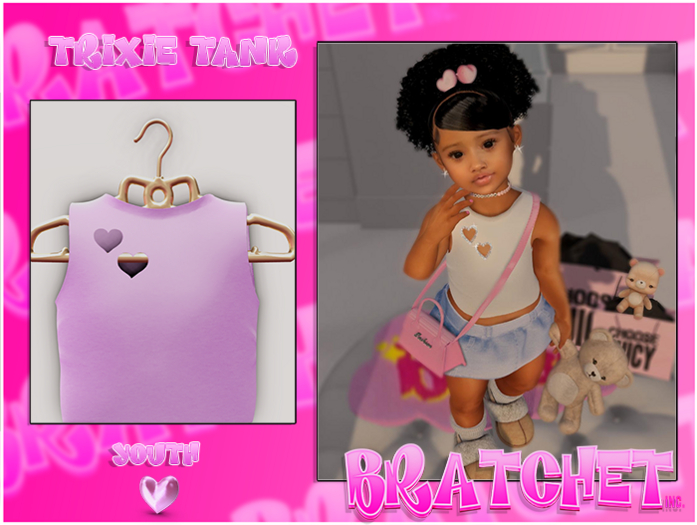 {BRATCHET}Trixie Tank Purple