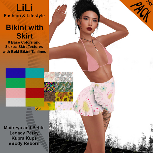 LiLi - Bikini and Skirt