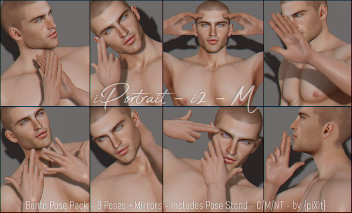 [piXit] iPortrait - i2 - Pose Pack - M