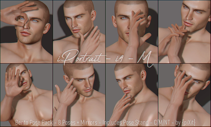 [piXit] iPortrait - i4 - Pose Pack - M