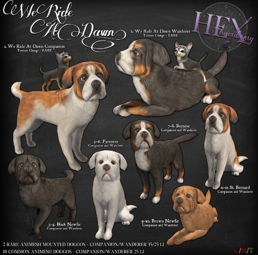 2. HEXtraordinary - We Ride At Dawn Wanderer - RARE