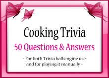 *Butterflies & Unicorns* ~ Cooking Trivia (Unpack)