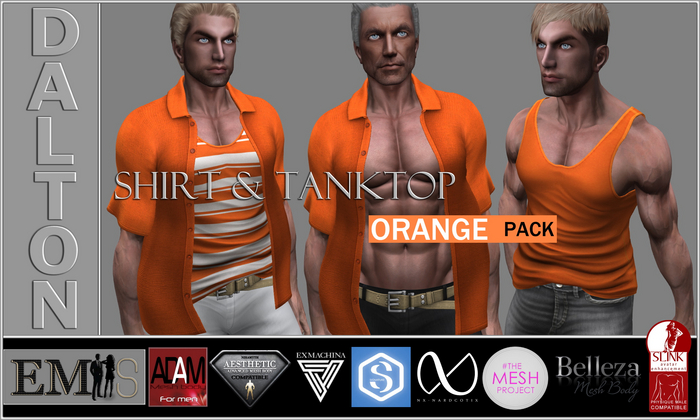 EMS - DALTON SHIRT & TANK - SCP  ORANGE