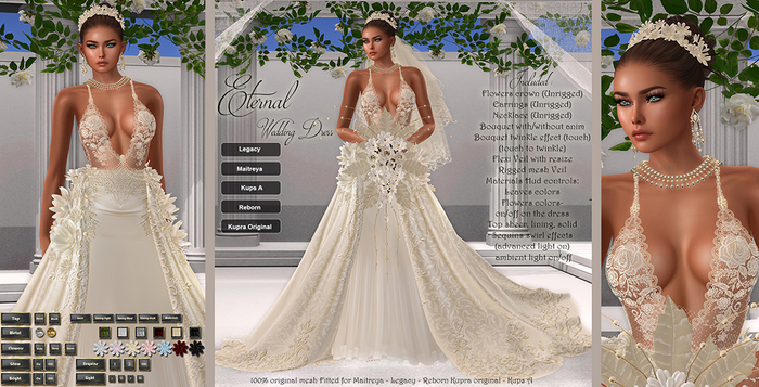 Son!a-Edge Eternal Wedding dress Golden