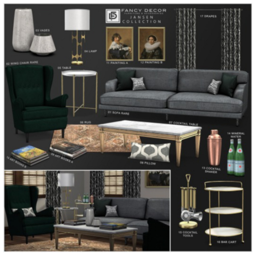 17 Fancy Decor: Jansen Drapes