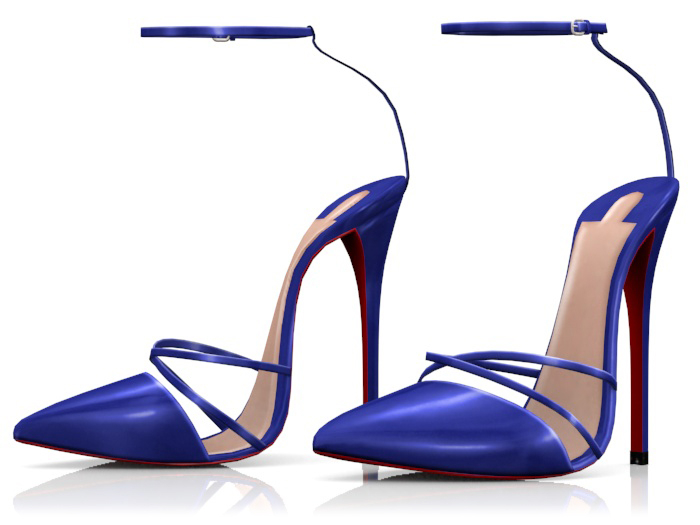 Garbaggio // Ada Pumps - Blue