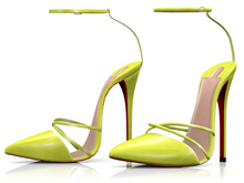 Garbaggio // Ada Pumps - Lime