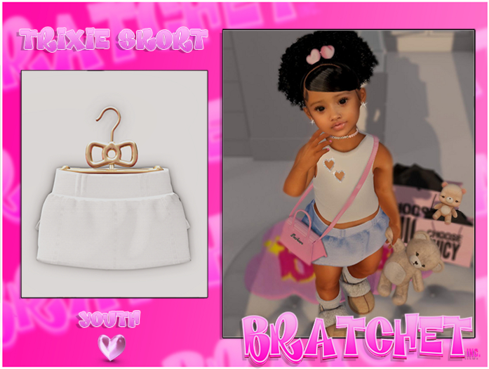 {BRATCHET}Trixie Skort White