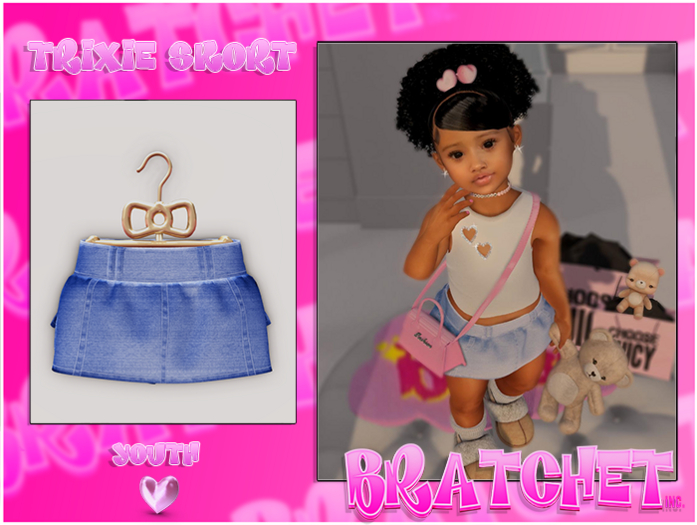 {BRATCHET}Trixie Skort Dark