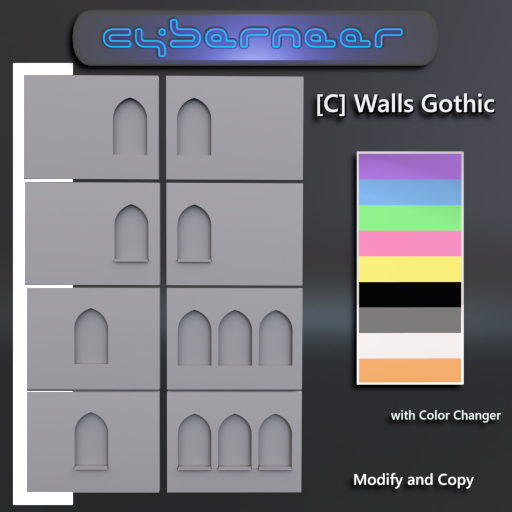 [CYBERNEER] Walls Gothic Set
