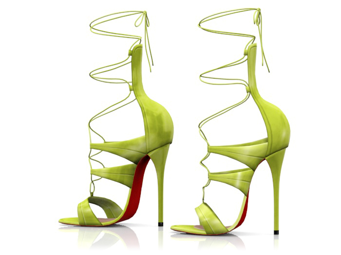 Garbaggio // Allison Sandals - Lime