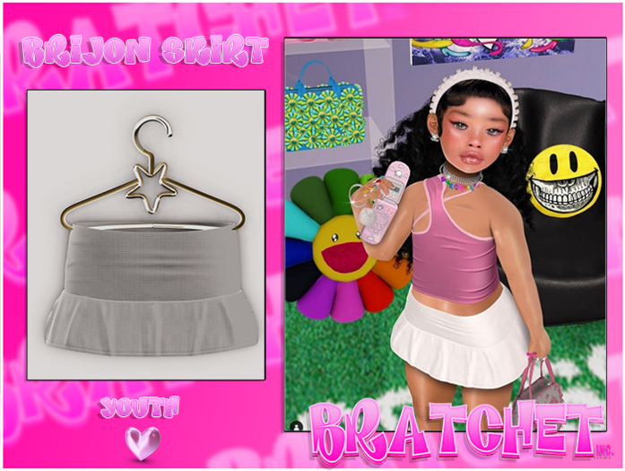 {BRATCHET}Brijon Skirt grey