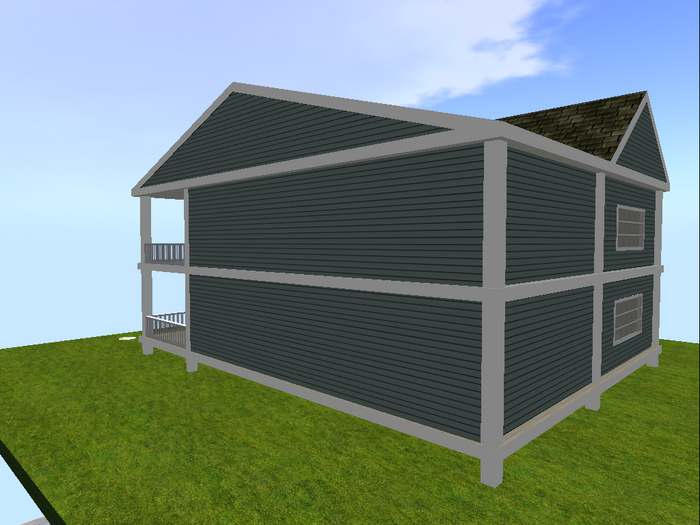 Two Floors Cottage House V1 Green(Rezzer Boxed)