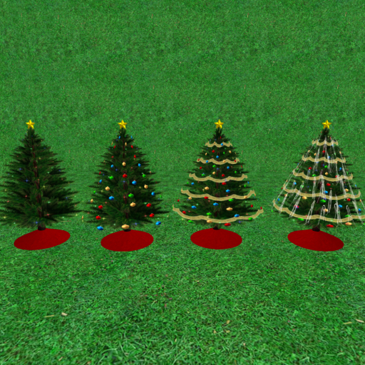 Christmas Tree x 4