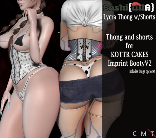 Sashi{MIA} Lycra Thong & Short Shorts (add me!)