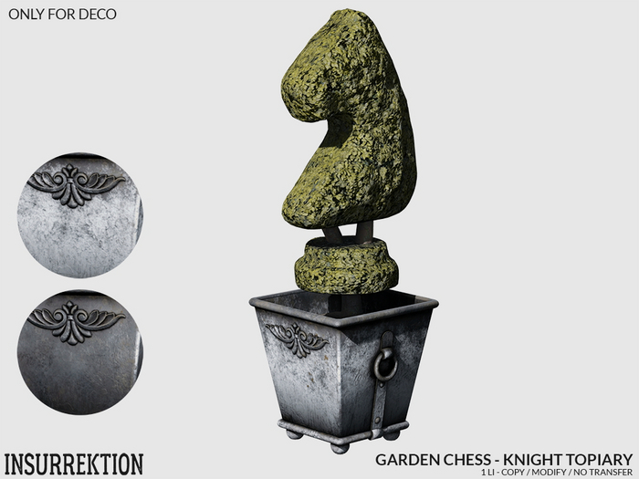 [IK] Garden Chess - Knight Topiary
