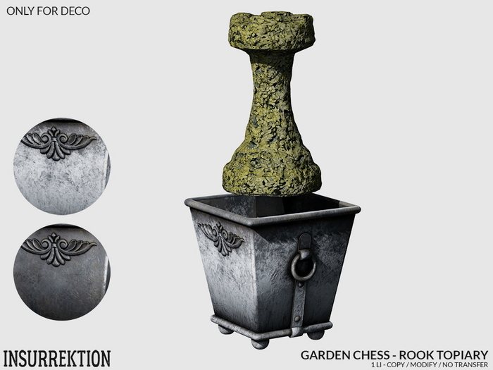 [IK] Garden Chess - Rook Topiary