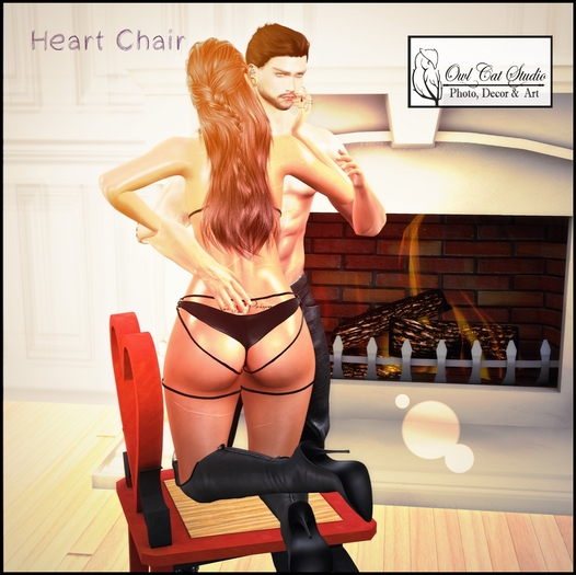**Studio Owl Cat**  - Heart Chair 