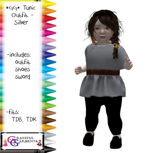 *GG* TD Medieval Tunic - Silver (add)