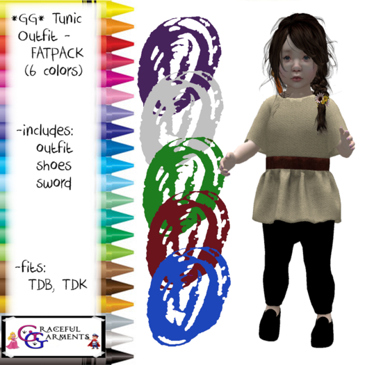 *GG* TD Medieval Tunic - FATPACK (add)