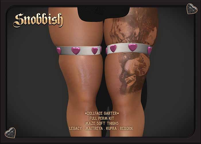 *Dollface Garter* Full Perm Kit { Requires Maze Soft Thighs}