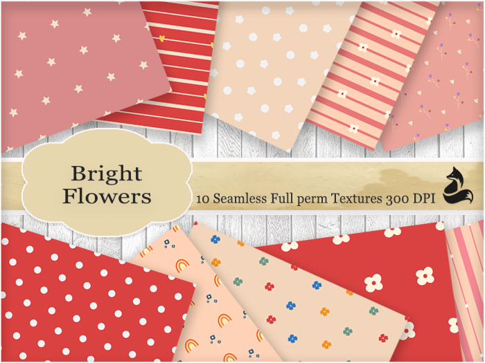 FF Bright Flowers Seamless Textures