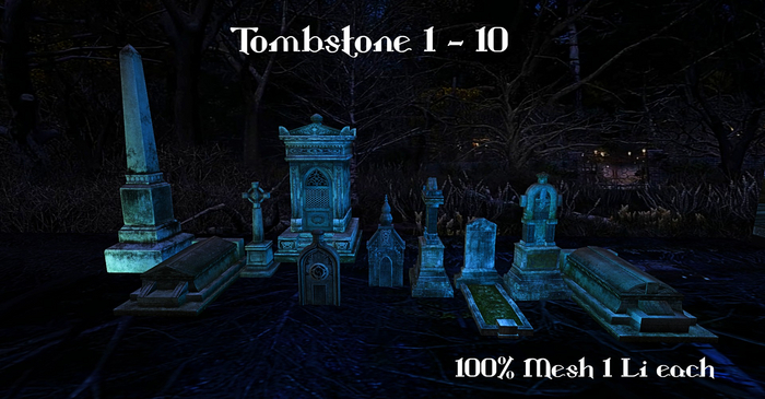 I: Tombstone Collection 10pcs